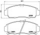 Гальмівні колодки пер. Civic/FR-V/Stream 01- BREMBO P 28 034 (фото 1)