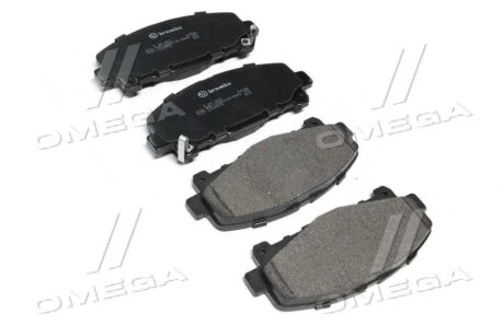 Фото комплект гальмівних колодок з 4 шт. дисків BREMBO P28043 Комплект гальмівних колодок з 4 шт. дисків BREMBO P28043