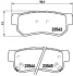Гальмівні колодки зад. Hyundai Getz/Santa FE/Tucson 01- (mando) BREMBO P 30 014 (фото 1)