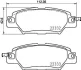 Гальмівні колодки зад. Mazda CX5 14- (Akebono) BREMBO P 49 053 (фото 1)
