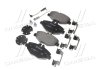 Комплект гальмівних колодок з 4 шт. дисків BREMBO P50049 (фото 4)