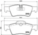 Гальмівні колодки зад. W251/W164/W463/W164/W209 05-14 (TEVES) BREMBO P 50 064 (фото 1)
