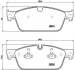 Гальмівні колодки пер. MB W166/X166 11- (Teves) BREMBO P 50 102 (фото 1)
