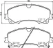Гальмівні колодки пер. QX50/Q70/Q60/Navara/Qashqai/Murano/Pathfinder BREMBO P 56 106 (фото 1)