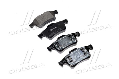 Фото комплект гальмівних колодок з 4 шт. дисків BREMBO P59044 Комплект гальмівних колодок з 4 шт. дисків BREMBO P59044