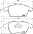 Гальмівні колодки пер. Citroen C4 / Peugeot 207/208/307/308/3008 / Jetta IV 08-/Polo 09- (Teves) BREMBO P 61 076 (фото 1)