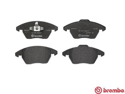 Гальмівні колодки пер. Citroen C4 / Peugeot 207/208/307/308/3008 / Jetta IV 08-/Polo 09- (Teves) BREMBO P 61 076