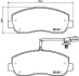 Гальмівні колодки пер. Renault Master III/Opel Movano 10- BREMBO P 68 062 (фото 1)