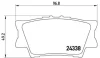 Гальмівні колодки зад.TOYOTA CAMRY/RAV4 III/RAV4 IV 2.0-3.5 06- BREMBO P 83 089 (фото 1)