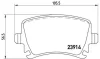 Гальмівні колодки зад. Caddy III/Golf V/Audi A4 03- BREMBO P 85 073 (фото 1)