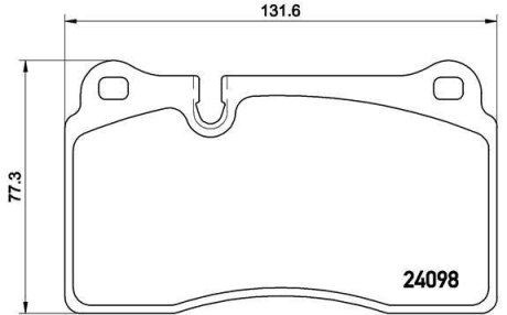 Гальмівні колодки, дискові BREMBO P85110