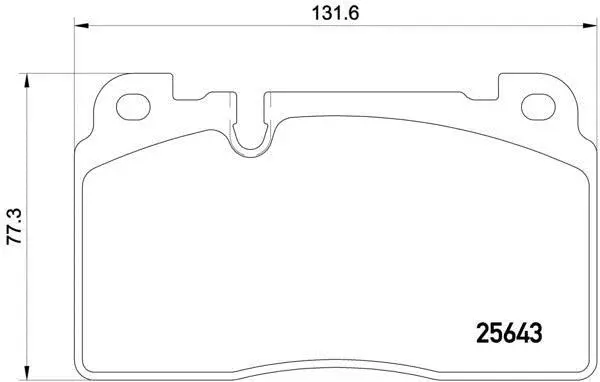 Гальмівні колодки пер. Audi A6/A7/Q5 10- (Brembo) BREMBO P 85 122 (фото 1)