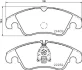 Гальмівні колодки пер. Audi A6/A7 10-/Q5 08- (TRW) BREMBO P 85 145 (фото 1)