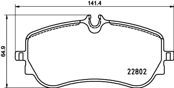 Гальмівні колодки зад. VW Crafter 16-/Amarok 11-/Man TGE 16- BREMBO P 85 172 (фото 1)