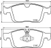 Гальмівні колодки пер. Volvo XC60 09-17 BREMBO P 86 026 (фото 1)