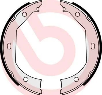 Гальмівні колодки зад. Bmw 1/2/3/4/5/x1/x3 (d=185) (ATE) BREMBO S 06 509