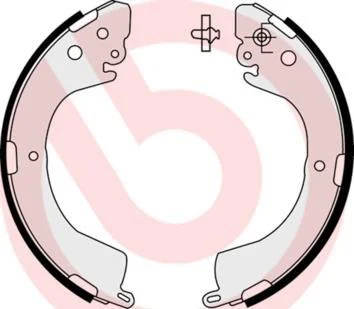 Гальмівні колодки зад. L200 96-18 (d=270) (Akebono) BREMBO S 54 514