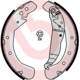 Фото барабаннi колодки BREMBO S59525 БАРАБАННI КОЛОДКИ BREMBO S59525