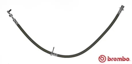 Гальмівний шланг пер. Avensis 03-/Corolla 01- (M10x1, L=595mm) BREMBO T 83 098