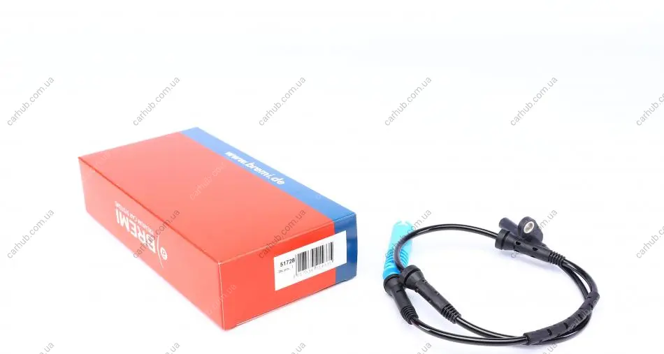Датчик ABS (передній) BMW 5 (E60) 05-09 xDrive BREMI 51728 (фото 1)