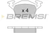 Гальмівні колодки зад. Vito (638) 99-03 (Bosch) BREMSI BP2880 (фото 1)