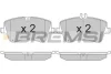 Гальмівні колодки пер. MB W203 00-07 (TRW) BREMSI BP2896 (фото 1)