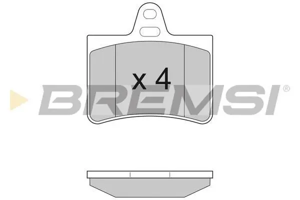 Гальмівні колодки зад. Citroen C5 01- BREMSI BP2938 (фото 1)