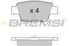Гальмівні колодки зад. Alfa Romeo Mito/Fiat Bravo 99- BREMSI BP2947 (фото 1)