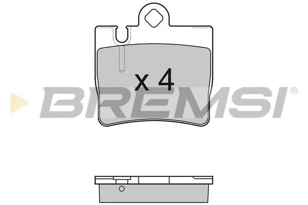 Гальмівні колодки зад. MB W220/C215 98- (ATE) BREMSI BP2999 (фото 1)