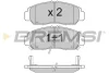 Гальмівні колодки пер. Honda Civic 00-/Accord 03- (Sumitomo) BREMSI BP3059 (фото 1)