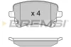 Гальмівні колодки зад. T5 03- (TRW) BREMSI BP3086 (фото 1)
