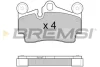 Гальмівні колодки зад. Audi Q7/Touareg/Cayenne (Brembo) (112,2x73,2x16,2) BREMSI BP3097 (фото 1)