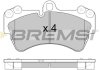 Гальмівні колодки пер. Audi Q7/Touareg/Cayenne BREMSI BP3099 (фото 1)