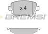 Тормозные колодки зад. Caddy III/Golf V/Audi A4 03- BREMSI BP3130 (фото 1)