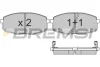 Гальмівні колодки пер. Hyundia i30/KIA C\'eed 02- BREMSI BP3147 (фото 1)