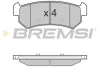 Гальмівні колодки зад. Chevrolet Lacetti 05- (akebono) BREMSI BP3148 (фото 1)