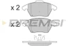 Гальмівні колодки пер. Citroen C4/Peugeot 207/208/307/308/Jetta IV 07- BREMSI BP3174 (фото 1)