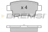 Гальмівні колодки задн. Opel Corsa 06-14 (BOSCH) BREMSI BP3228 (фото 1)