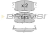 Гальмівні колодки пер. Hyundai Accent/Kia Rio 05- (mando) BREMSI BP3240 (фото 1)