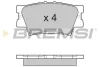 Гальмівні колодки зад. Toyota RAV4 06- (akebono) BREMSI BP3252 (фото 1)