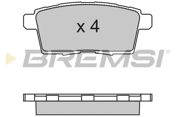 Гальмівні колодки зад. Mazda CX-7/CX-9 07- BREMSI BP3333 (фото 1)