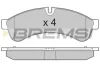 Гальмівні колодки зад. Daily 06- (BREMBO) BREMSI BP3365 (фото 1)