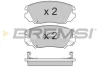 Гальмівні колодки пер. Opel Insignia/Saab 9-5 08- (Mando) BREMSI BP3376 (фото 1)