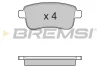 Гальмівні колодки зад. Megane III/Fluence 08- BREMSI BP3384 (фото 1)