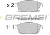 Гальмівні колодки пер. Astra J/Zarifa/Chevrolet Cruze 09- BREMSI BP3405 (фото 1)