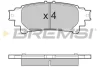 Гальмівні колодки зад. Lexus RX 08-15/Toyota Prius 09- (akebono) BREMSI BP3482 (фото 1)