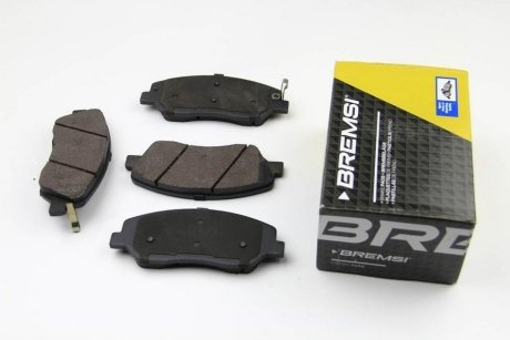 Фото 1 - гальмівні колодки пер. Hyundai Santa FE 12- (mando) BREMSI BP3492 Гальмівні колодки пер. Hyundai Santa FE 12- (mando) BREMSI BP3492 (фото 1)