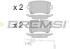 Фото 1 - тормозные колодки зад. Audi A6 10- (TRW) BREMSI BP3493 Тормозные колодки зад. Audi A6 10- (TRW) BREMSI BP3493 (фото 1)