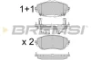 Гальмівні колодки пер. Corolla/Auris 12- (Bosch) BREMSI BP3537 (фото 1)