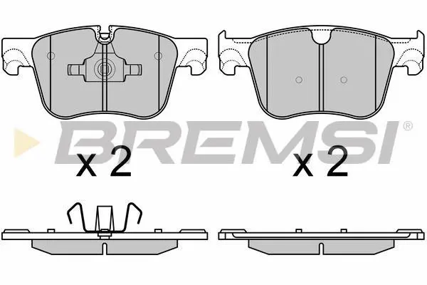 Гальмівні колодки пер. (155x70) Berlingo/Partner 18- /C4 Picasso II 13-/3008 16-/508 18- (ATE) BREMSI BP3598 (фото 1)